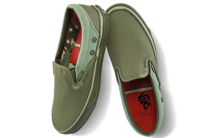 Vans Nigel Cabourn x Vans slip-on Vault OG LX — фото 3