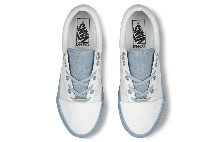 Vans C2H4 x Vans Old Skool Grey White — фото 3