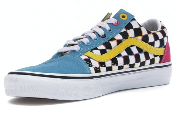 Vans Old Skool Blue Yellow — фото 3