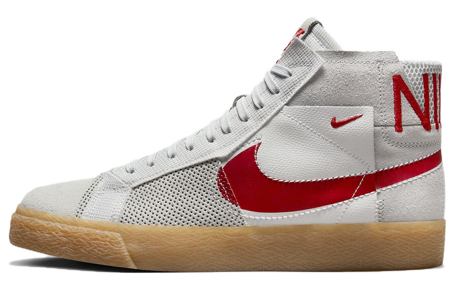 Кроссовки Nike SB Blazer High Grey Brown