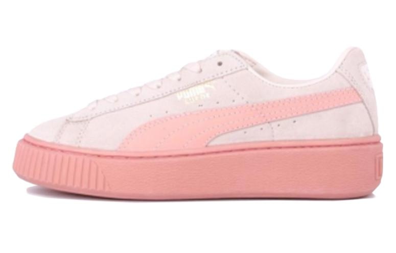PUMA/彪马 PUMA Suede Platform White Pink
