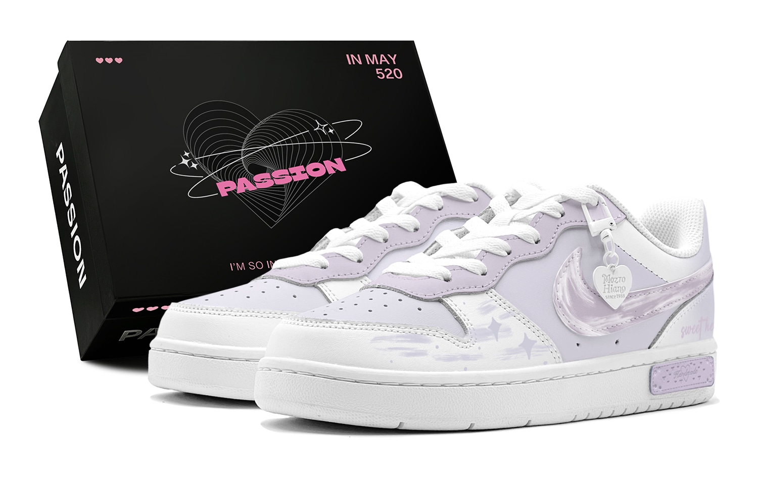 Кроссовки Nike Court Borough Low Lavender