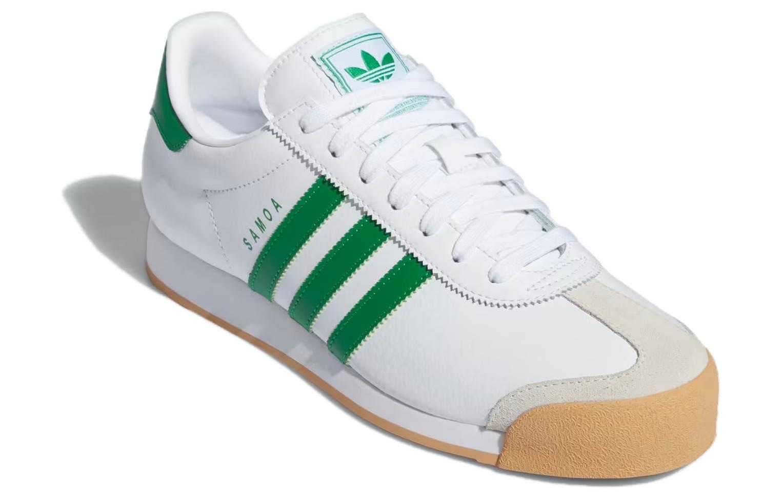 Adidas Samoa White Green — фото 2