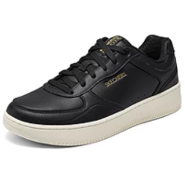 Skechers Court Classics Black White — фото 2
