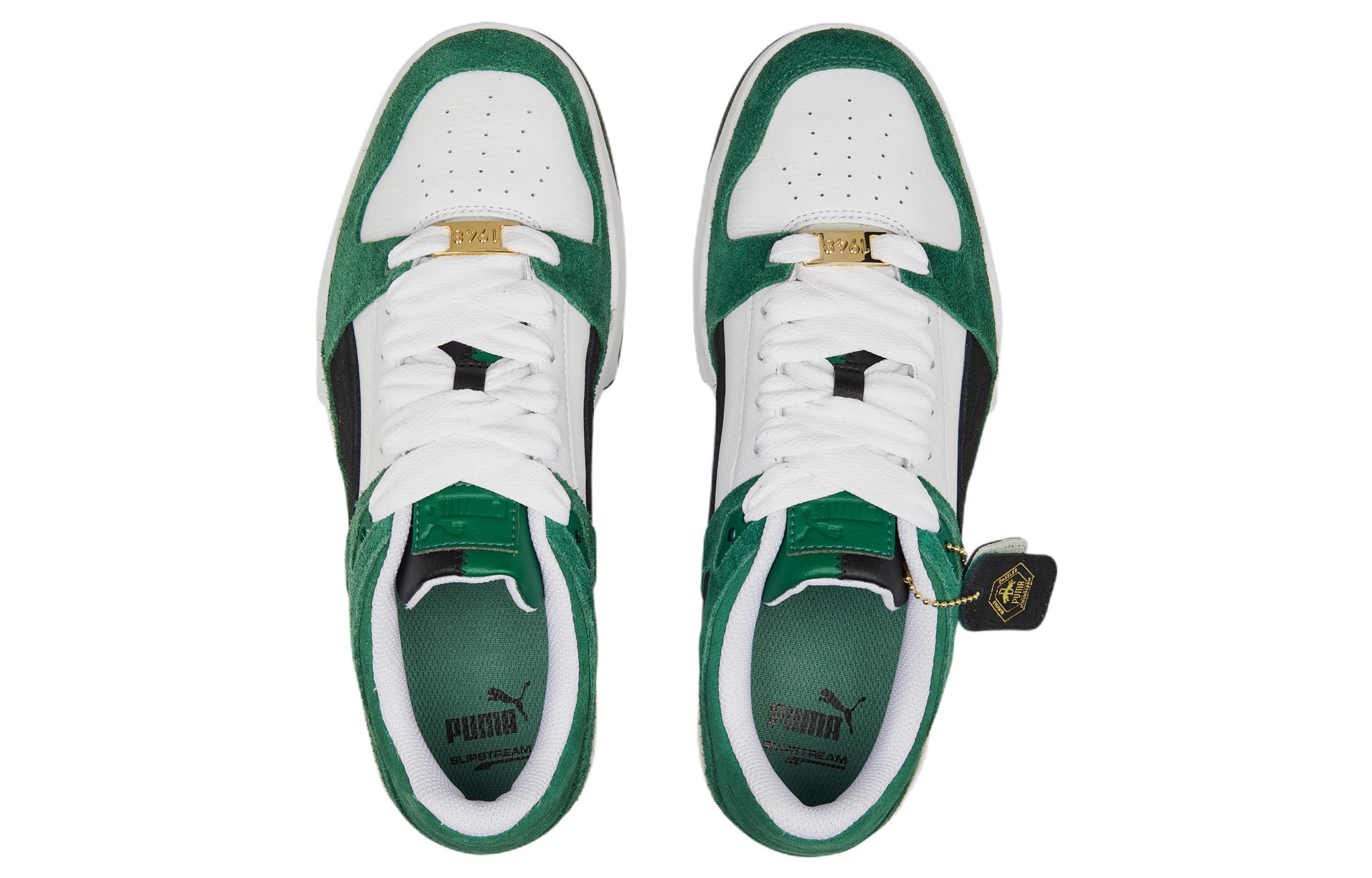 Puma Slipstream Archive Remastered Black White Green — фото 2
