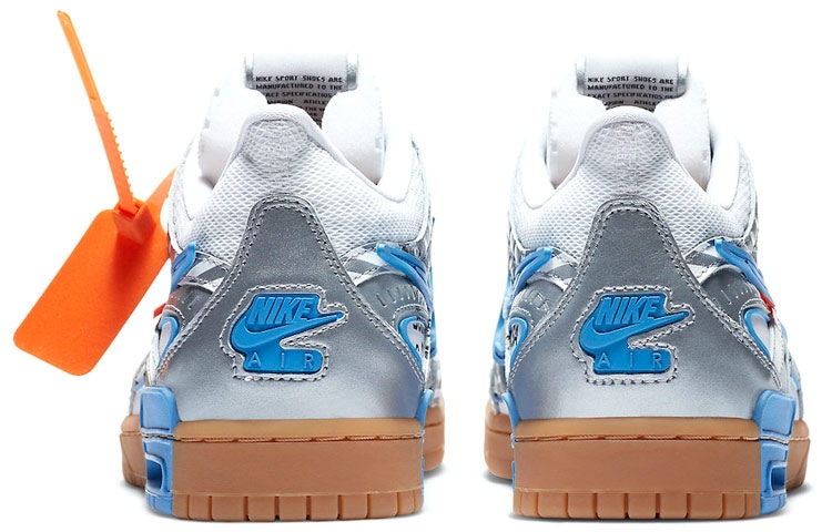 Nike OFF-WHITE x Nike Rubber Dunk Air University Blue — фото 4