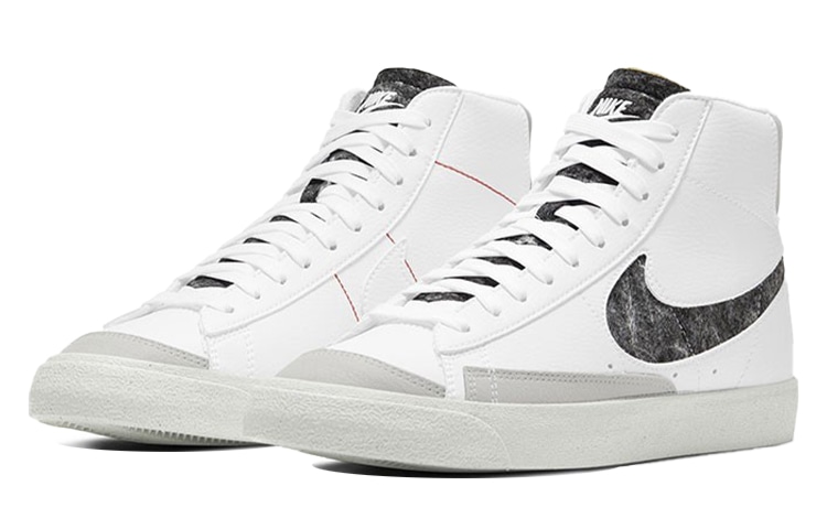 Nike Blazer 77 Mid Off-White Black — фото 2