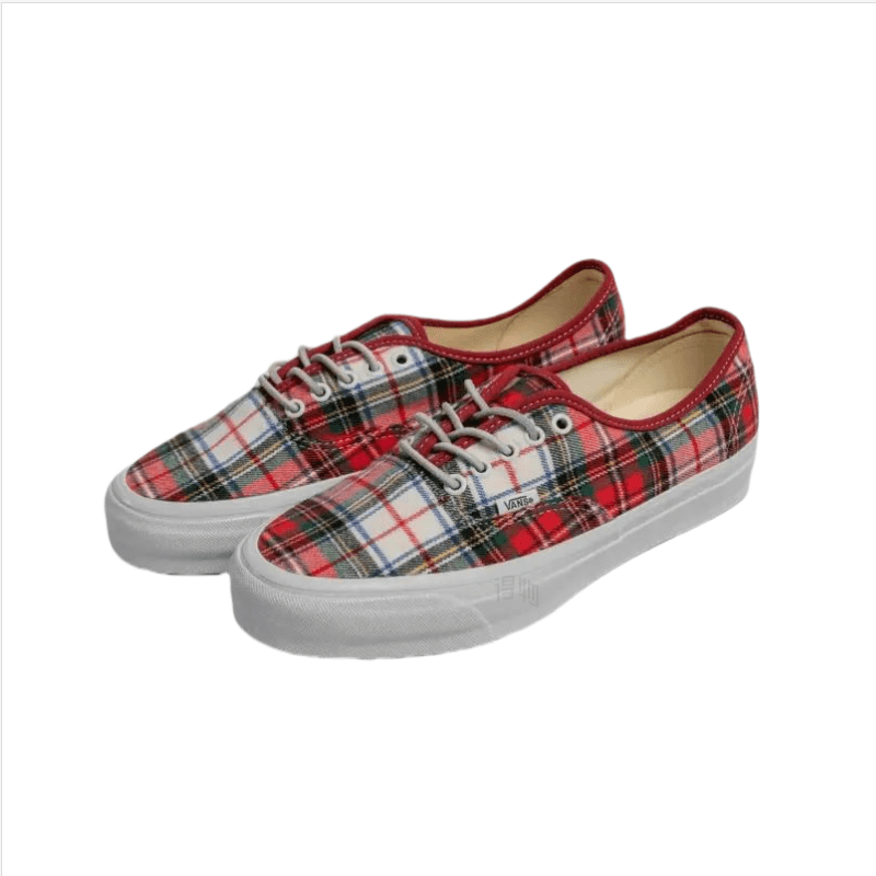 Vans Authentic Premium Red White — фото 2