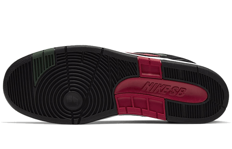 Nike Air Force 2 Low Black Red Green — фото 4