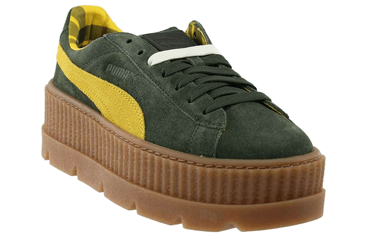 Puma Rihanna Fenty Cleated Creeper Suede Green — фото 2