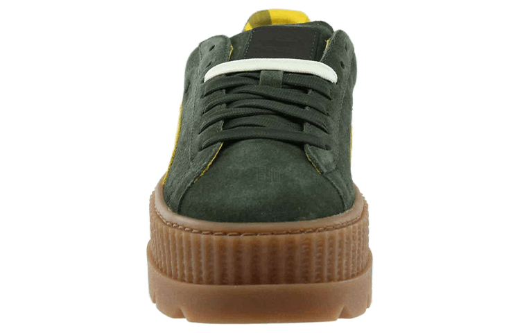 Puma Rihanna Fenty Cleated Creeper Suede Green — фото 3