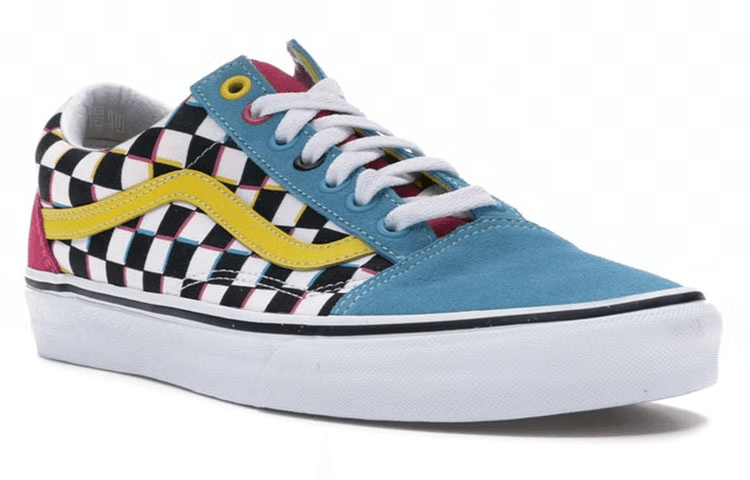 Vans Old Skool Blue Yellow — фото 2