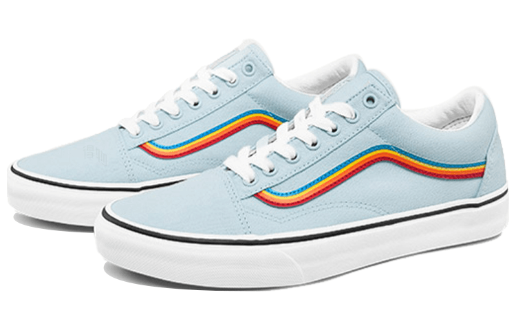 Vans Old Skool Blue Rainbow — фото 2