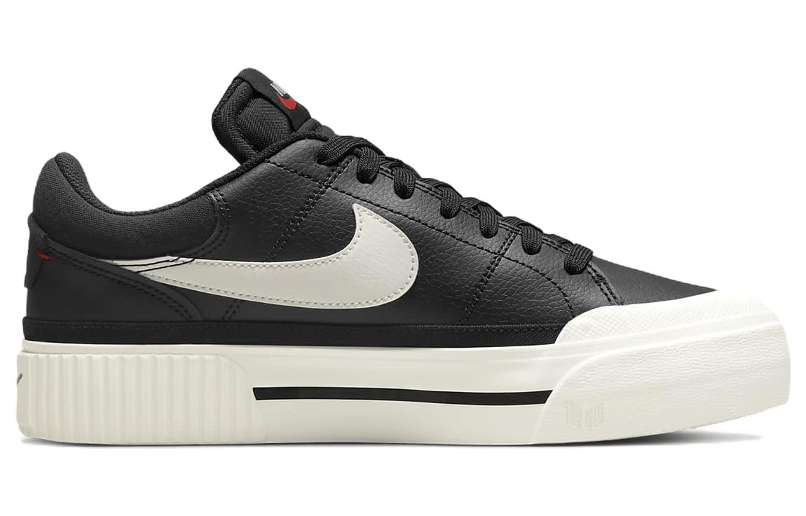 Nike Court Legacy Lift Black White — фото 1