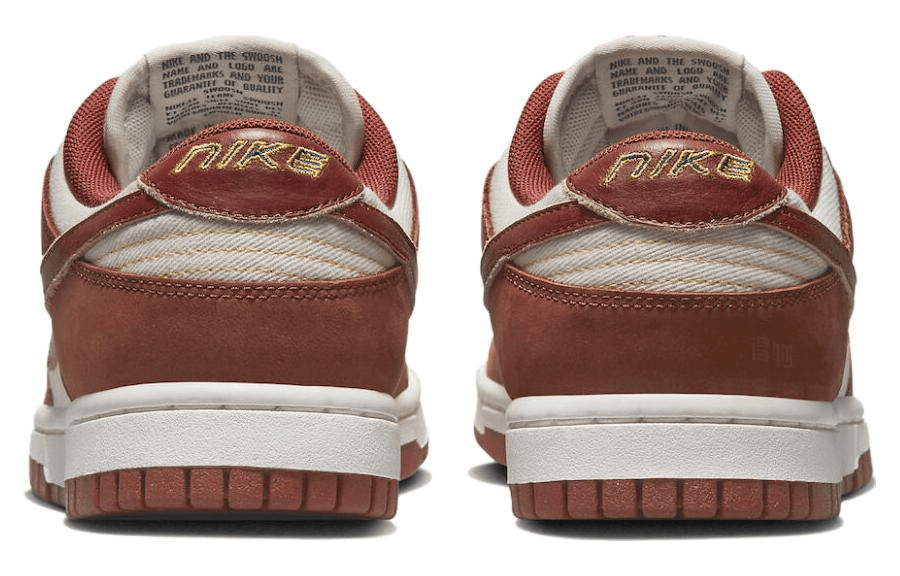 Nike Dunk Low "Light Orewood Brown and Rugged Orange" — фото 4