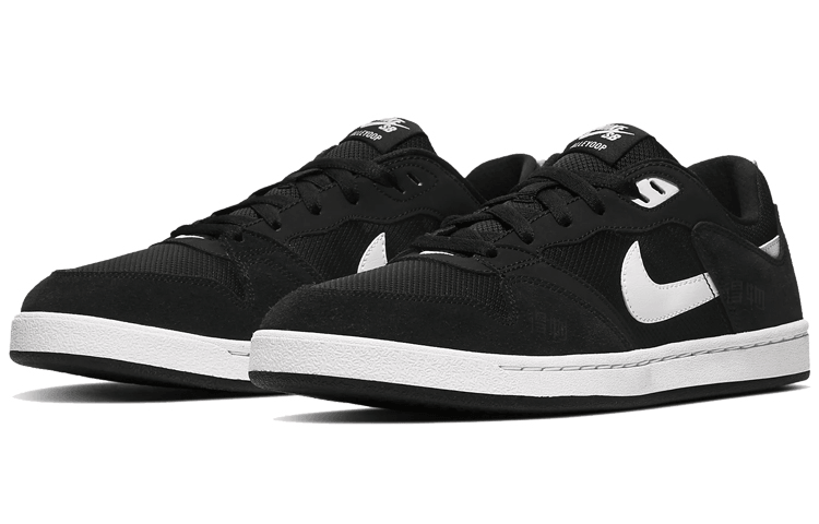 Nike SB Alleyoop Black White — фото 2