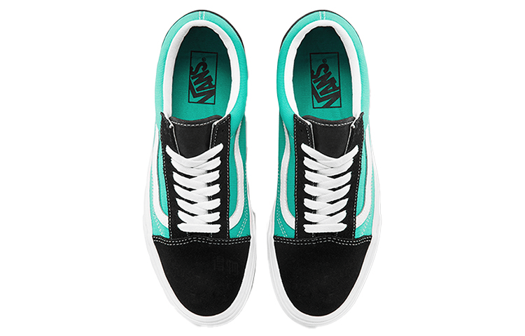 Vans Old Skool Blue Black White — фото 2