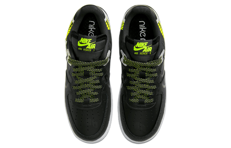 Nike Air Force 1 Low React Black Yellow — фото 3