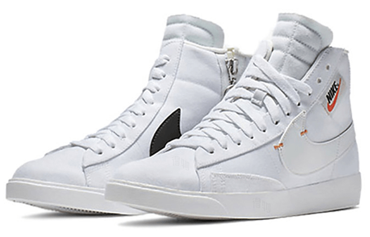 Nike Blazer Rebel Mid White Grey — фото 2