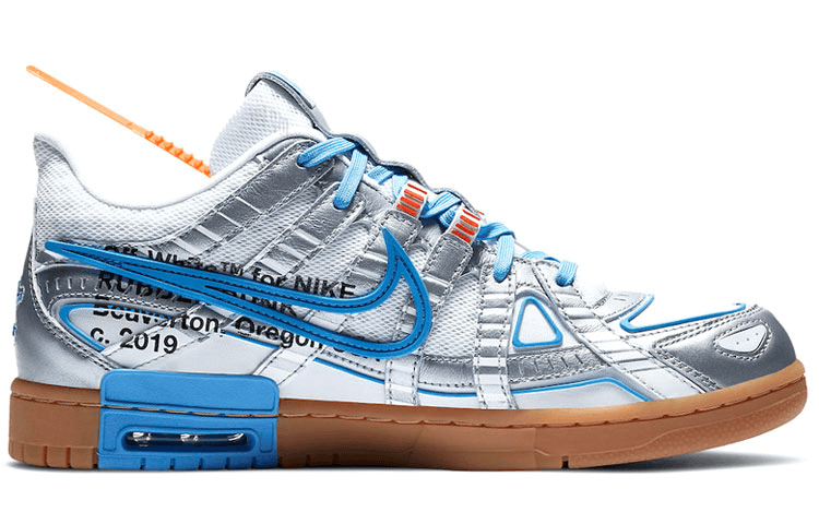 Nike OFF-WHITE x Nike Rubber Dunk Air University Blue — фото 1
