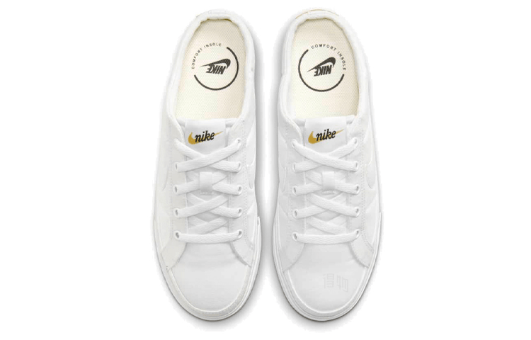 Nike Court Legacy Mule White Black — фото 3
