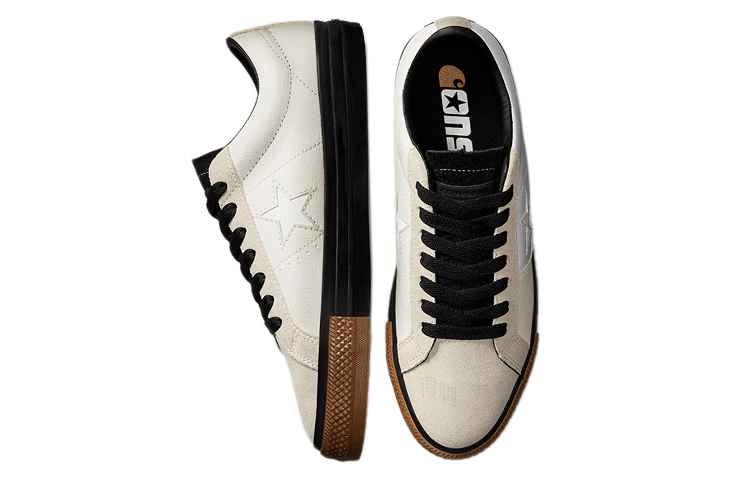 Converse Carhartt WIP x Converse One Star Pro White Brown — фото 3