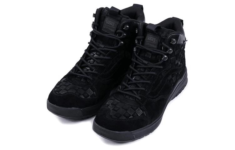Vans Gore-Tex x Vans Vault Ultrarange Hi MTE LX Black Checkerboard — фото 3