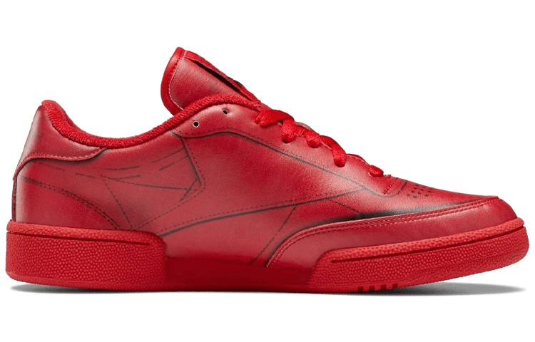 Reebok Maison Margiela x Reebok Club C Red — фото 1