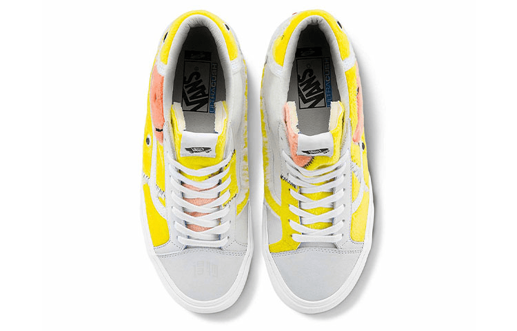 Vans Mid Skool Vlt Lx White Yellow — фото 4