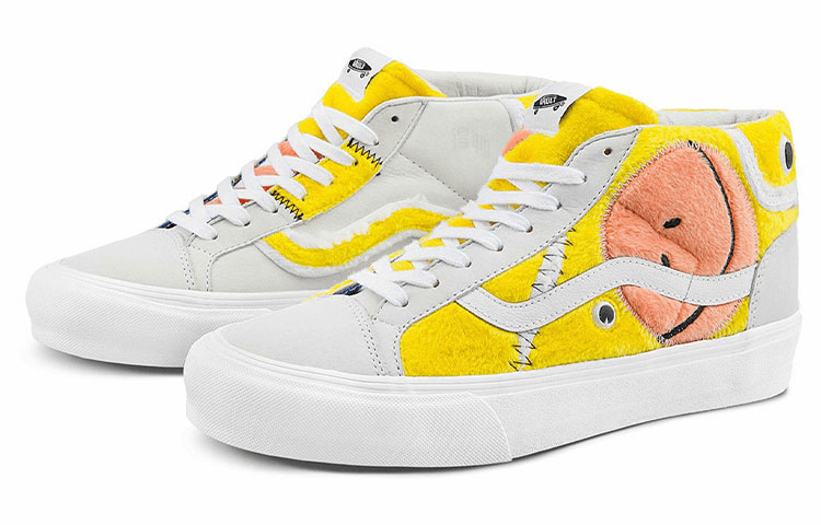 Vans Mid Skool Vlt Lx White Yellow — фото 2