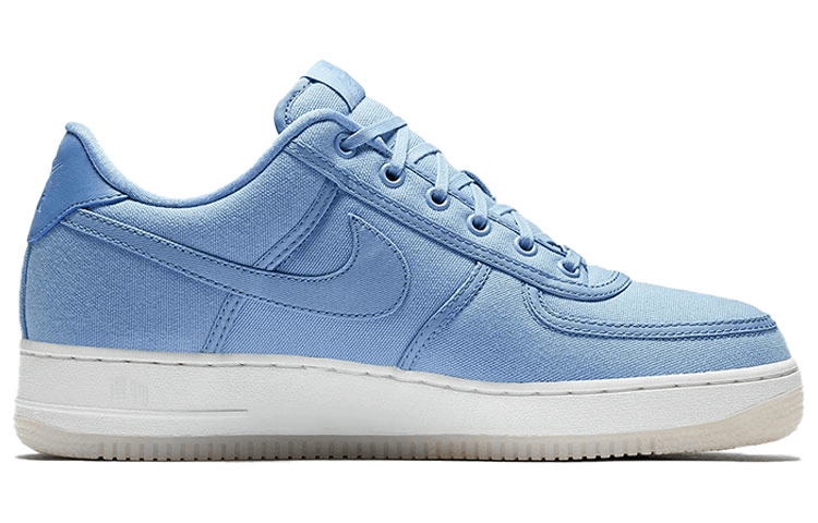 Nike Air Force 1 Low Retro QS Canvas Blue — фото 1