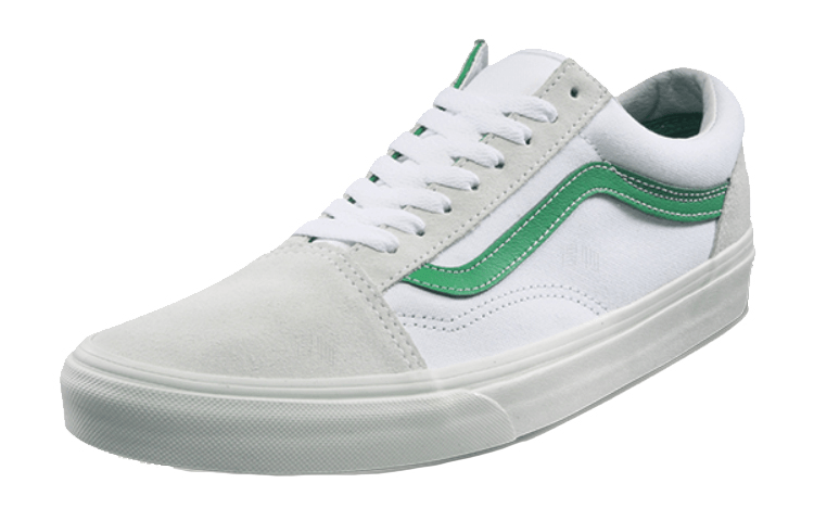 Vans Old Skool Green White — фото 1