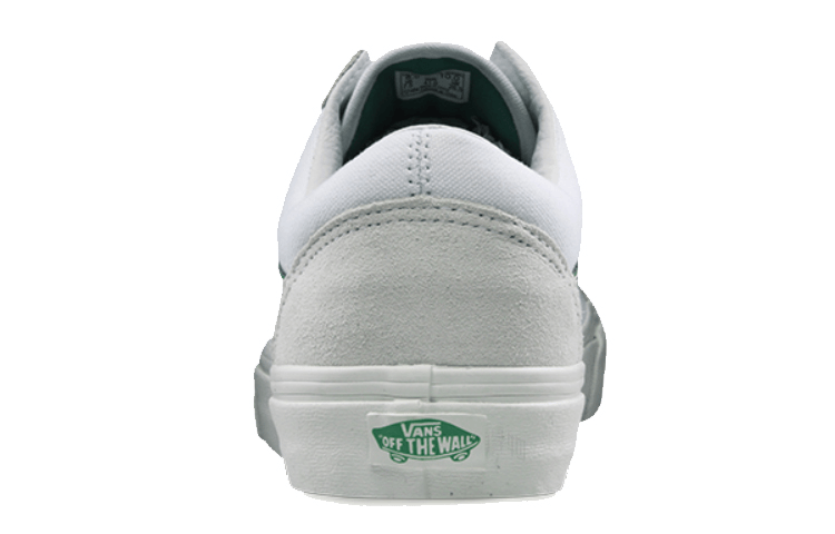 Vans Old Skool Green White — фото 3