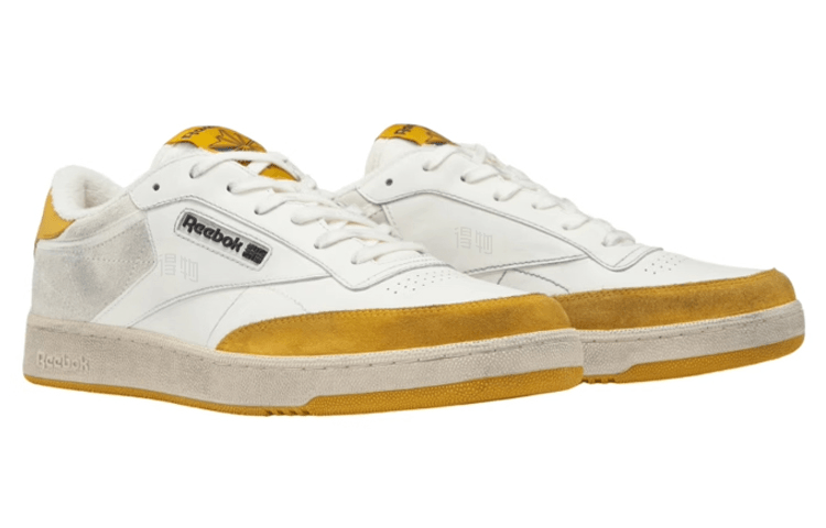 Reebok Club C White Yellow — фото 1