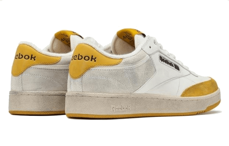 Reebok Club C White Yellow — фото 3