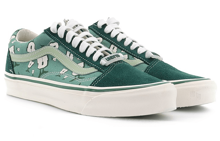 Vans UNDEFEATED x Vans Old Skool Green — фото 2