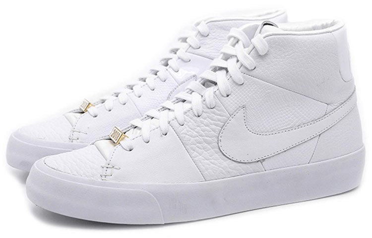 Nike Blazer QS Mid Gold Buckle White — фото 1