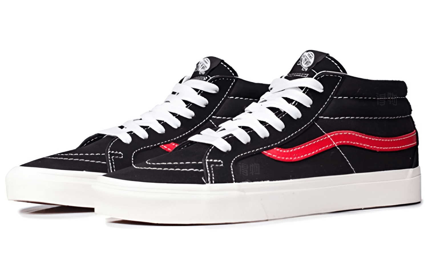 Vans SK8 Mid Black Red — фото 2