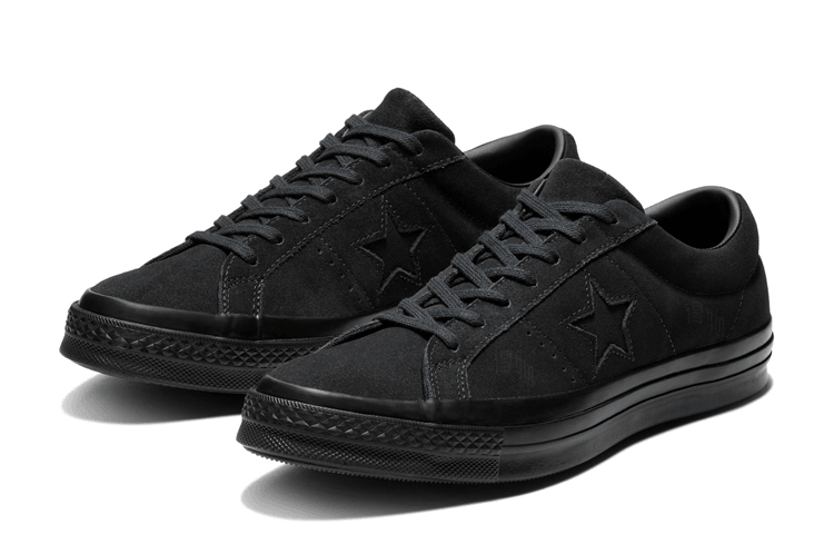 Converse One Star Suede Triple Black Low Top — фото 2