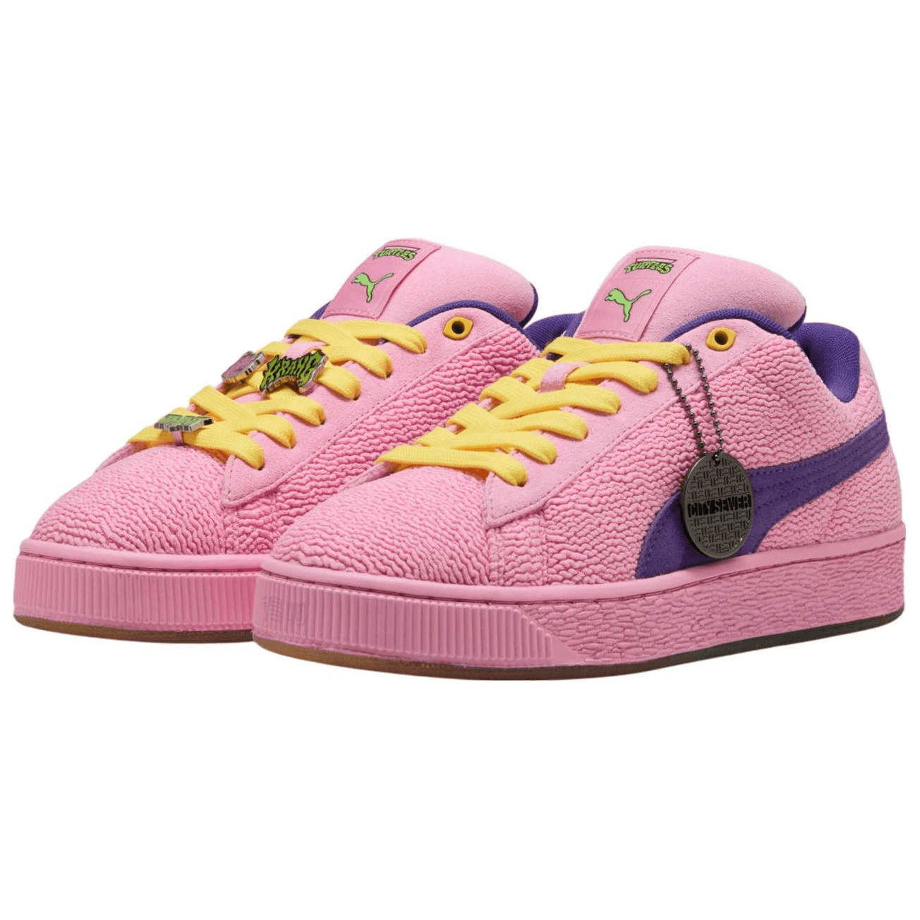 Puma Tmnt x PUMA Suede XL 2 Pink — фото 2