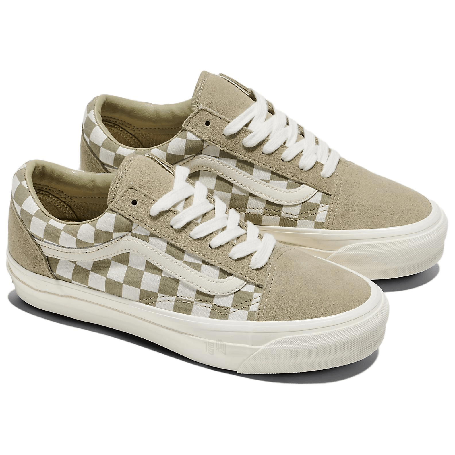 Vans Old Skool Checkerboard Sage — фото 2