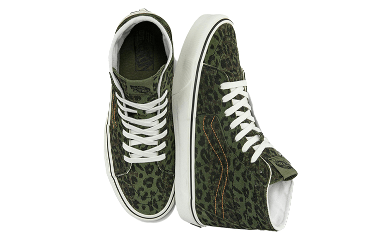 Vans SK8 Tapered Leopard Green — фото 3