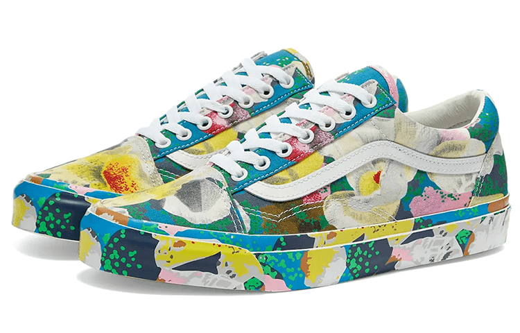 Vans KENZO x Vans Old Skool Blue Green White — фото 2