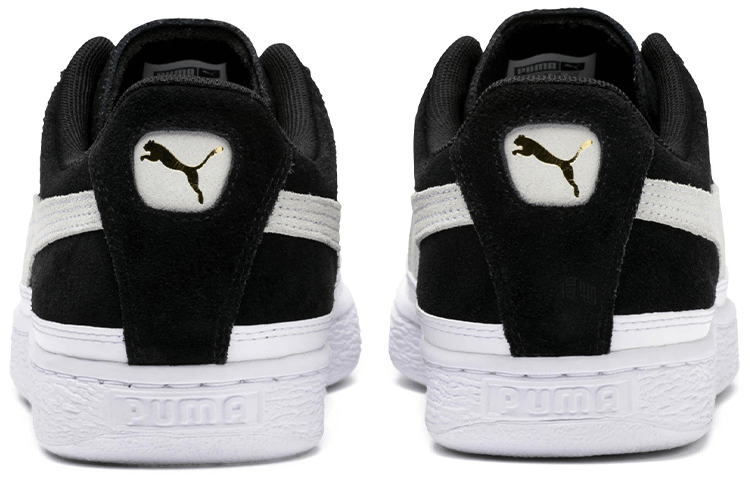 Puma Suede Low Black White — фото 2