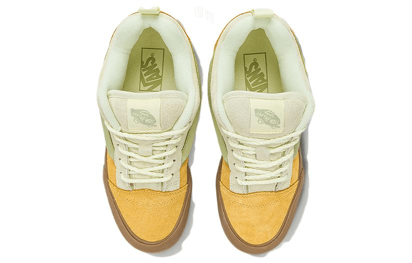 Vans Knu Skool Yellow Green — фото 3