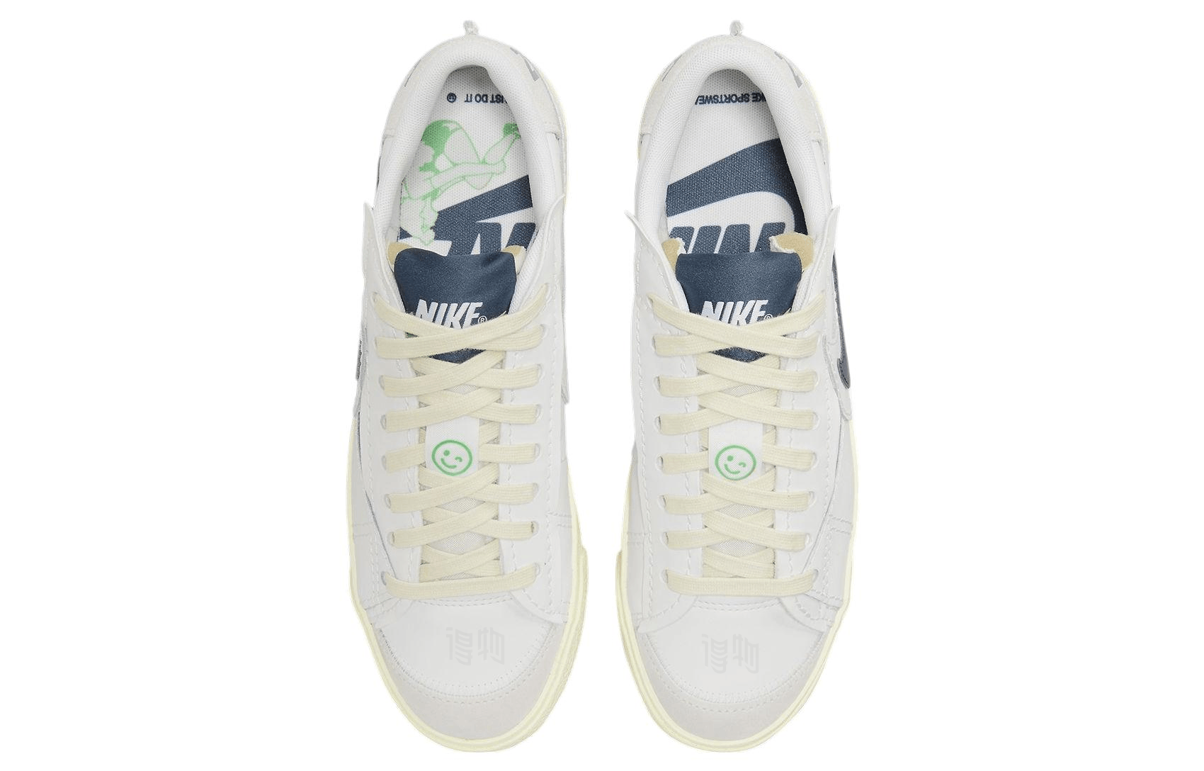 Nike Blazer Low 77 Jumbo White Blue — фото 3