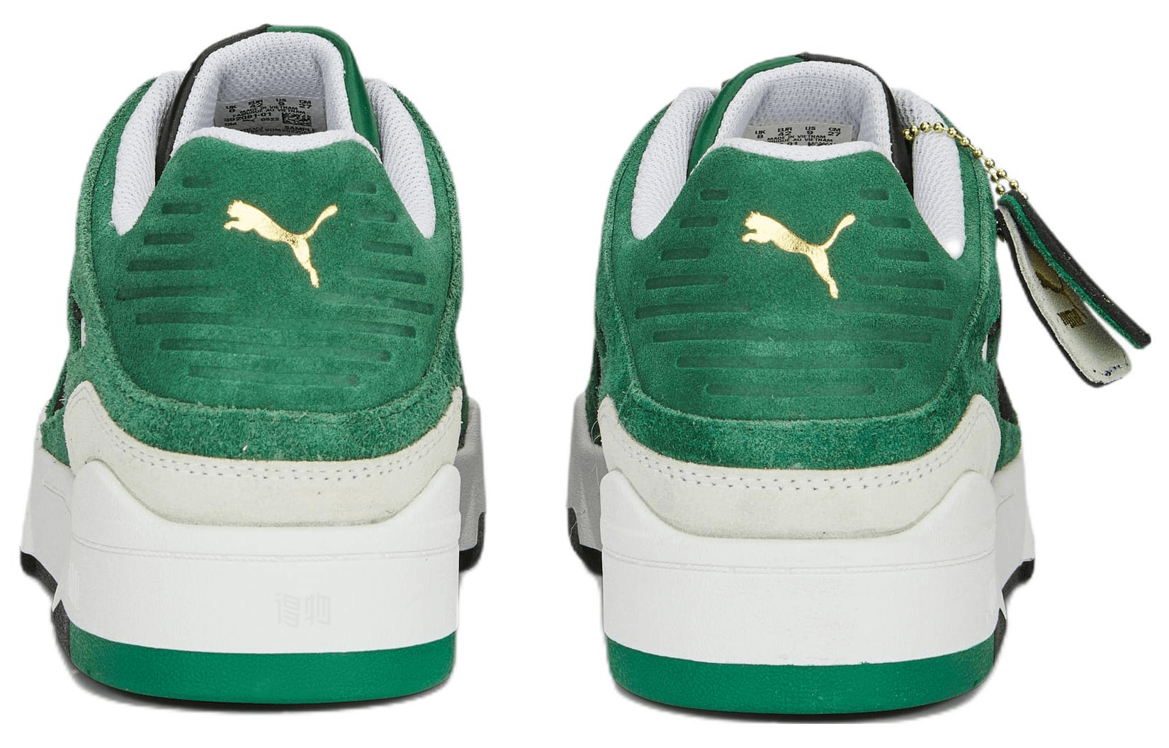 Puma Slipstream Archive Remastered Black White Green — фото 3