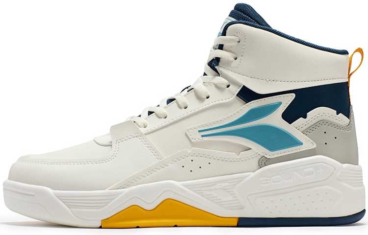 361° Lifestyle High Top Sneakers White Blue