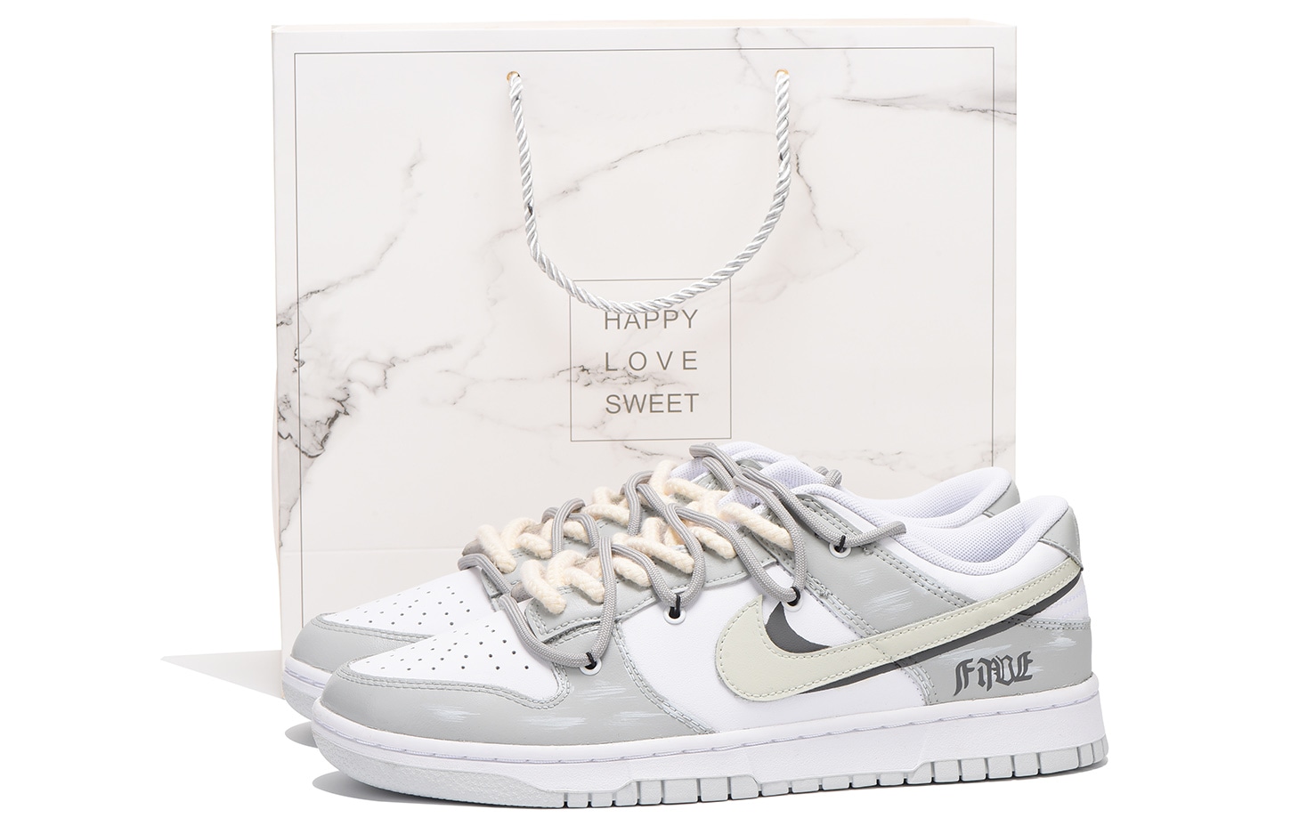 Кроссовки Nike Dunk Low White Grey