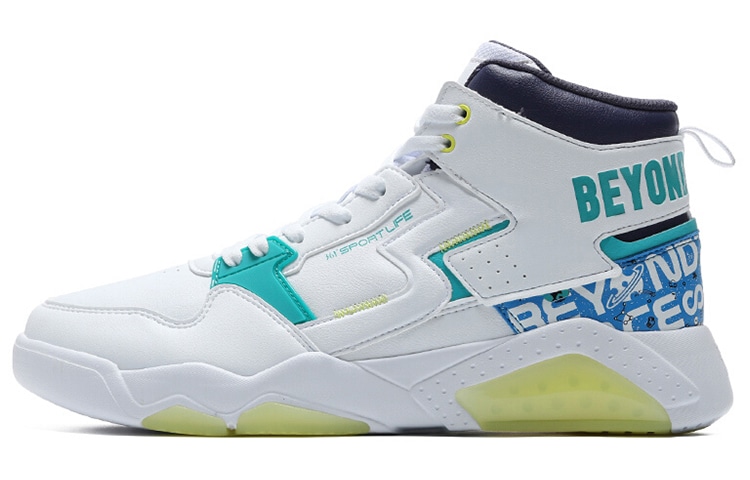 Кроссовки 361° High Top Sneakers White Green